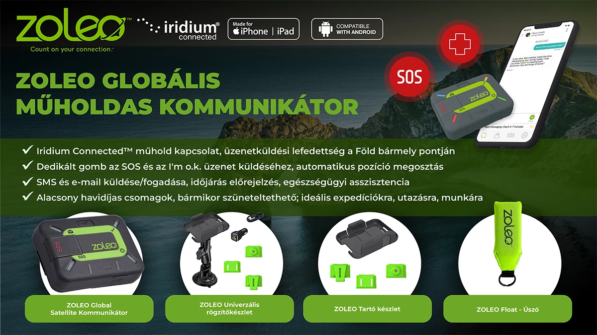 Zoleo globális műholdas kommunikátor