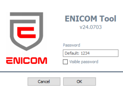 EniCom Távprogramozás - Belépés