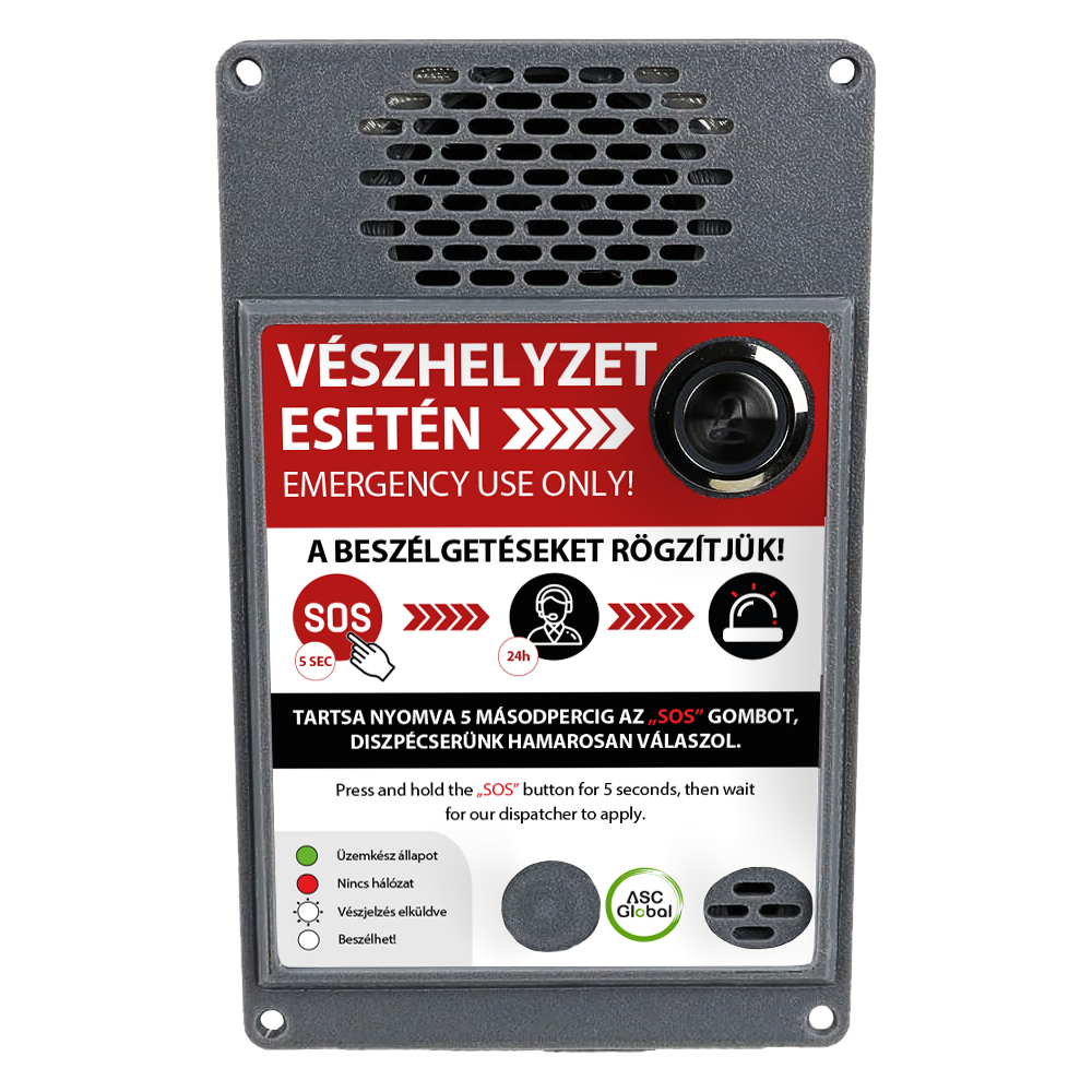 InterCom termékcsalád - Vészjelző