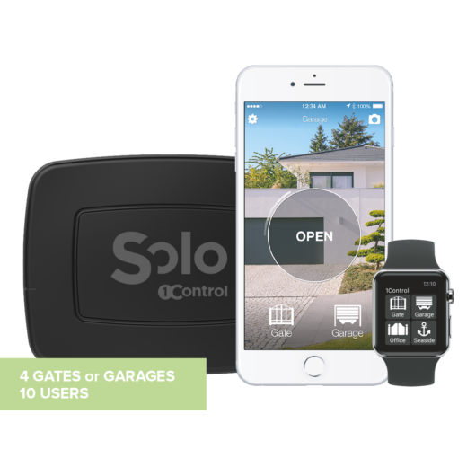 SOLO2 - Bluetoothos távvezérlő 4 kapuhoz 10 felhasználónak