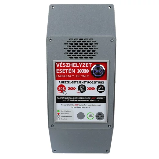 InterCom_GSM_Emergency_Caller_Flush_Mounted_with_frame_front
