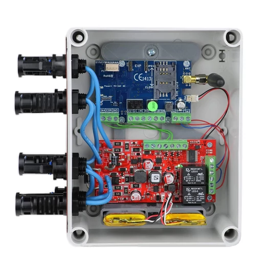 PV_Solar_security_system_monitoring_station_gsm