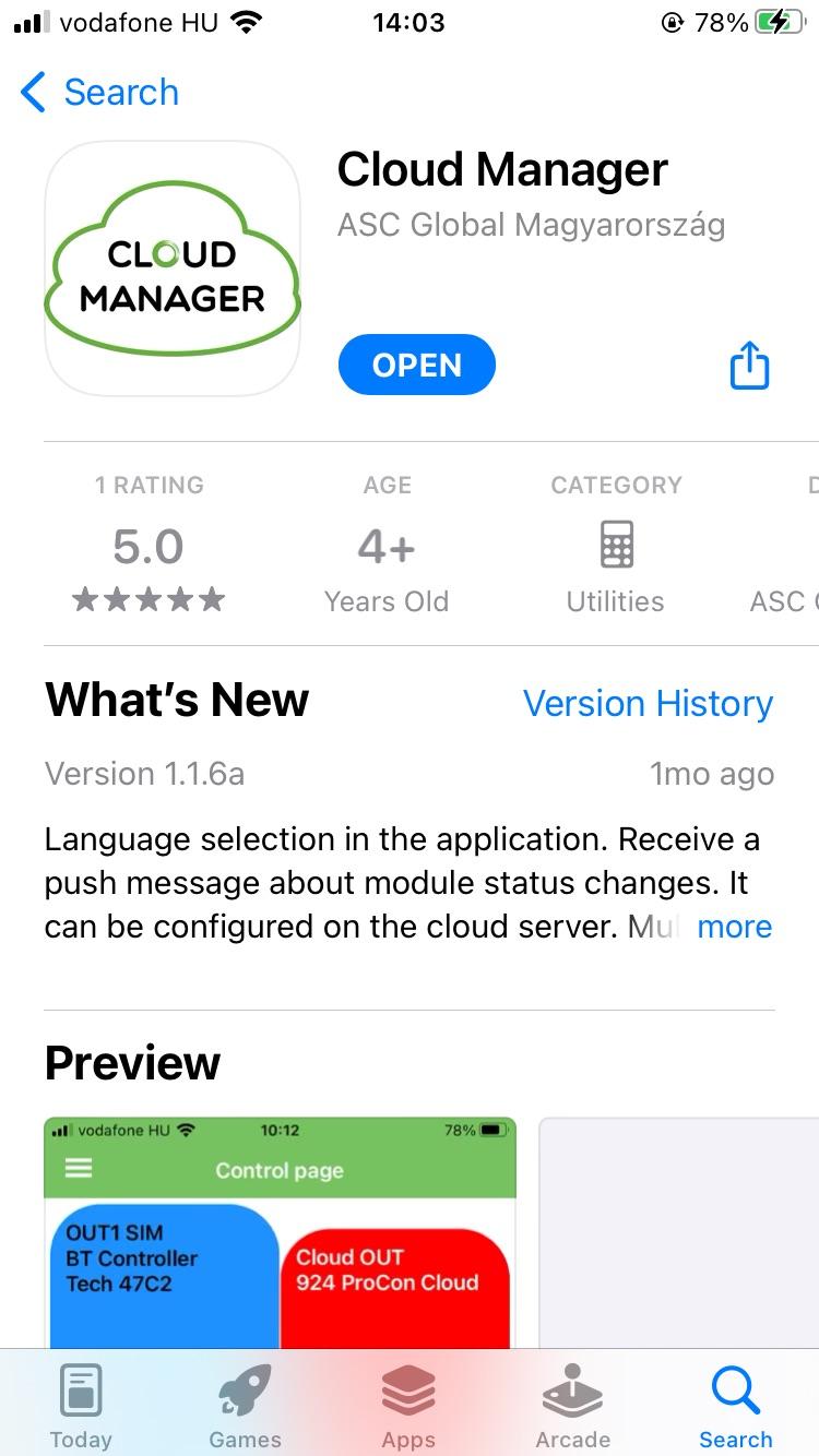 Cloud Manager App download