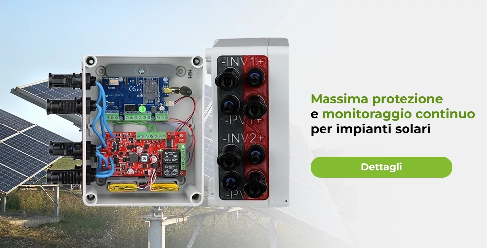 Sistema di sicurezza per pannelli solari (PV Solar)