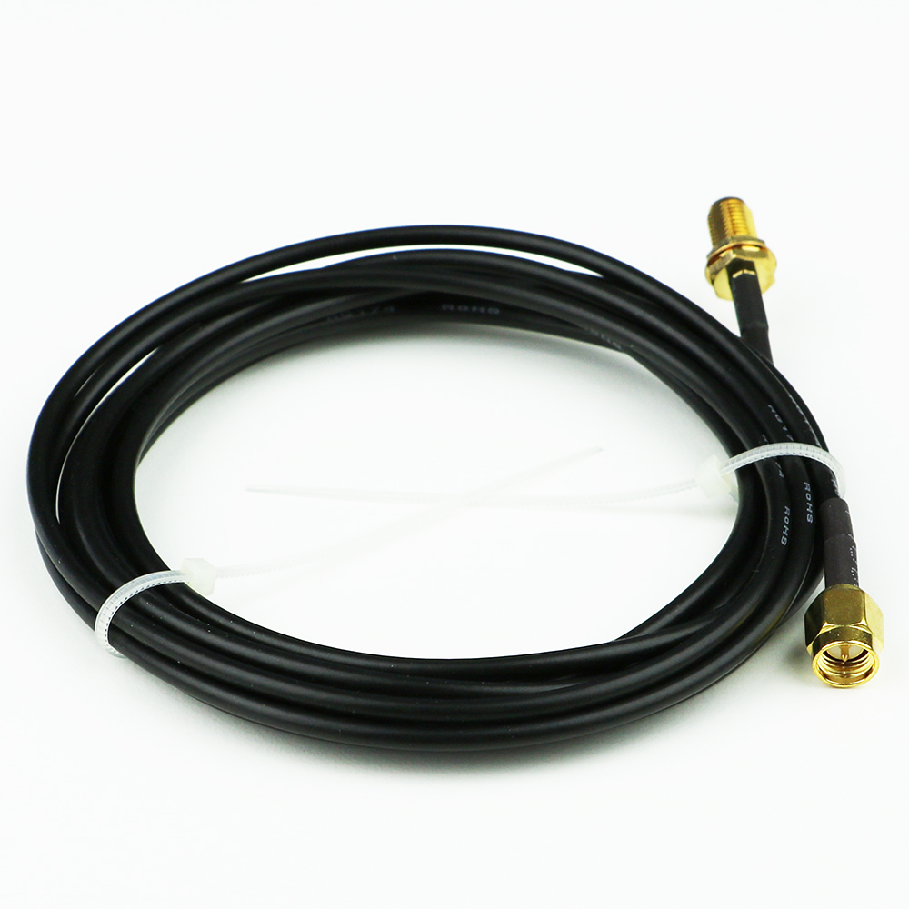 CAVO PROLUNGA PER antenna wifi router modem rp-sma wireless maschio